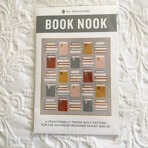 BOOK NOOK Quilt Pattern by Pen + Paper Patterns New! PPP36 Bonus Block Pattern
